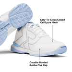 White & Light Blue