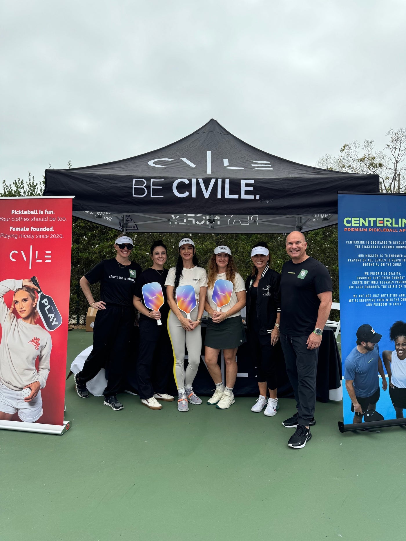 Centerline Athletics and Civile Apparel Proud Sponsors of the 2nd Annual Light Up the Court Pickleball Tournament