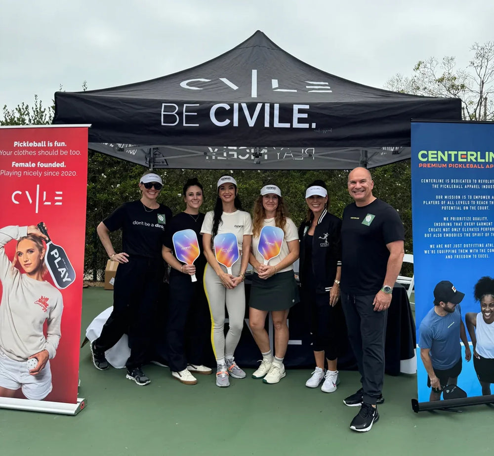 Centerline Athletics and Civile Apparel Proud Sponsors of the 2nd Annual Light Up the Court Pickleball Tournament
