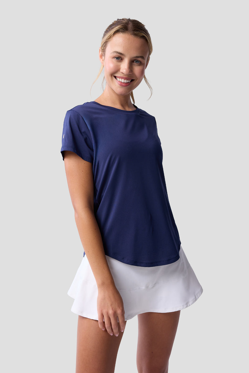 AirLite™ Women's Tee 2.0 — naval academy — 2