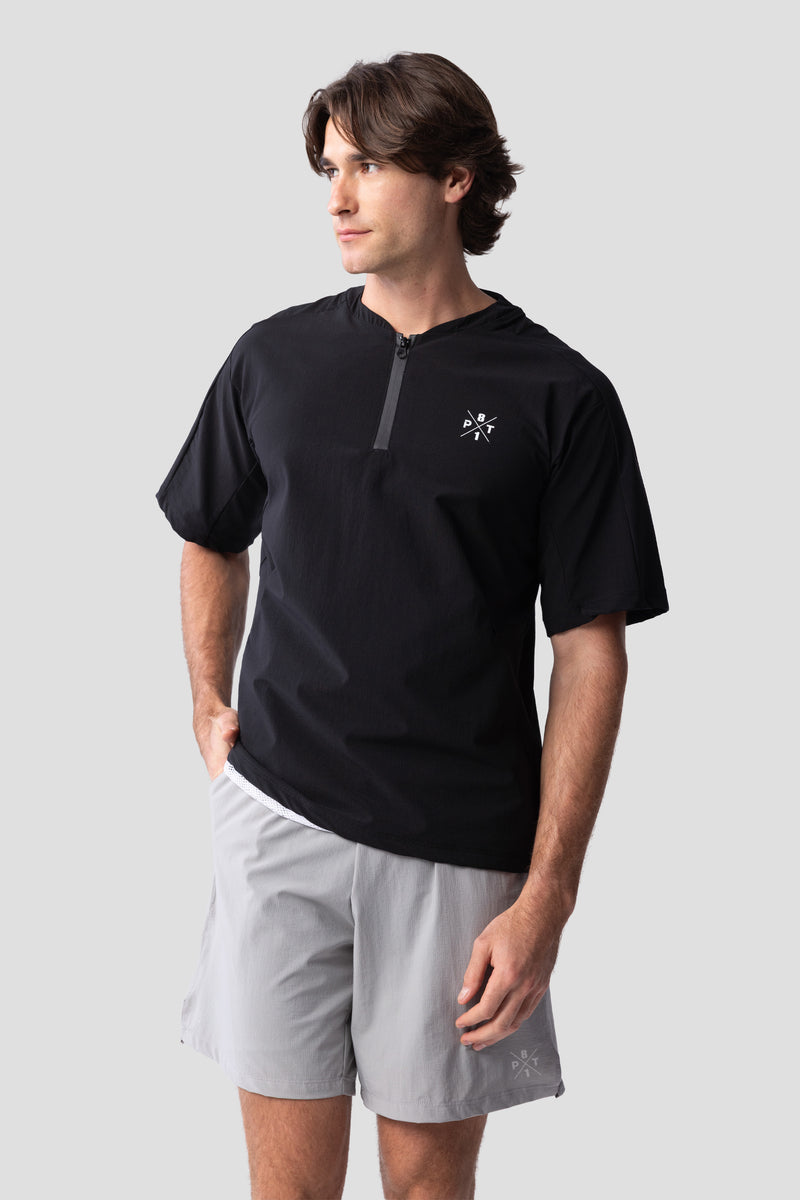 TO Performance Quarter Zip Top — Black