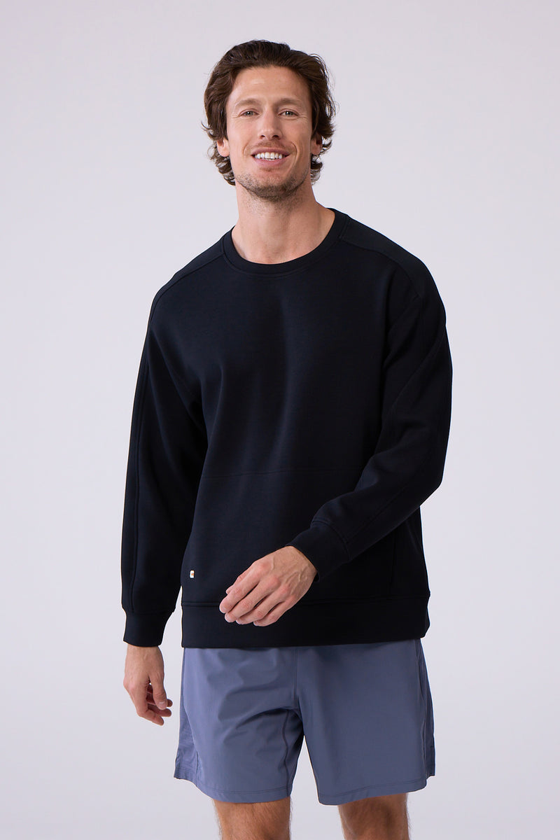 Après Men's Crew Sweatshirt 2.0 — Black