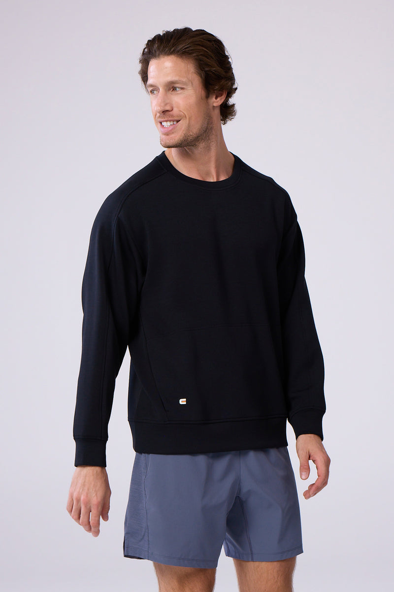 Après Men's Crew Sweatshirt 2.0 — black — 2