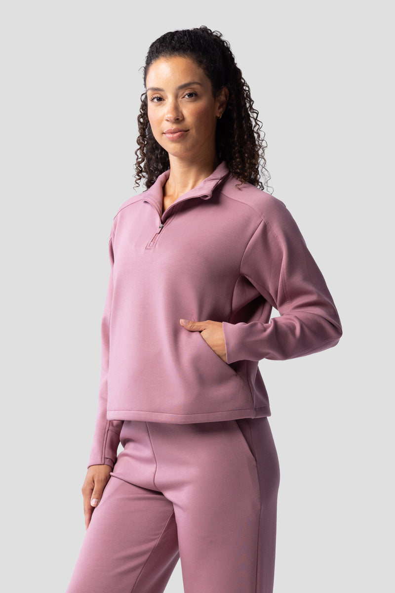 Women's Après Quarter Zip 2.0 — ashrose — 2