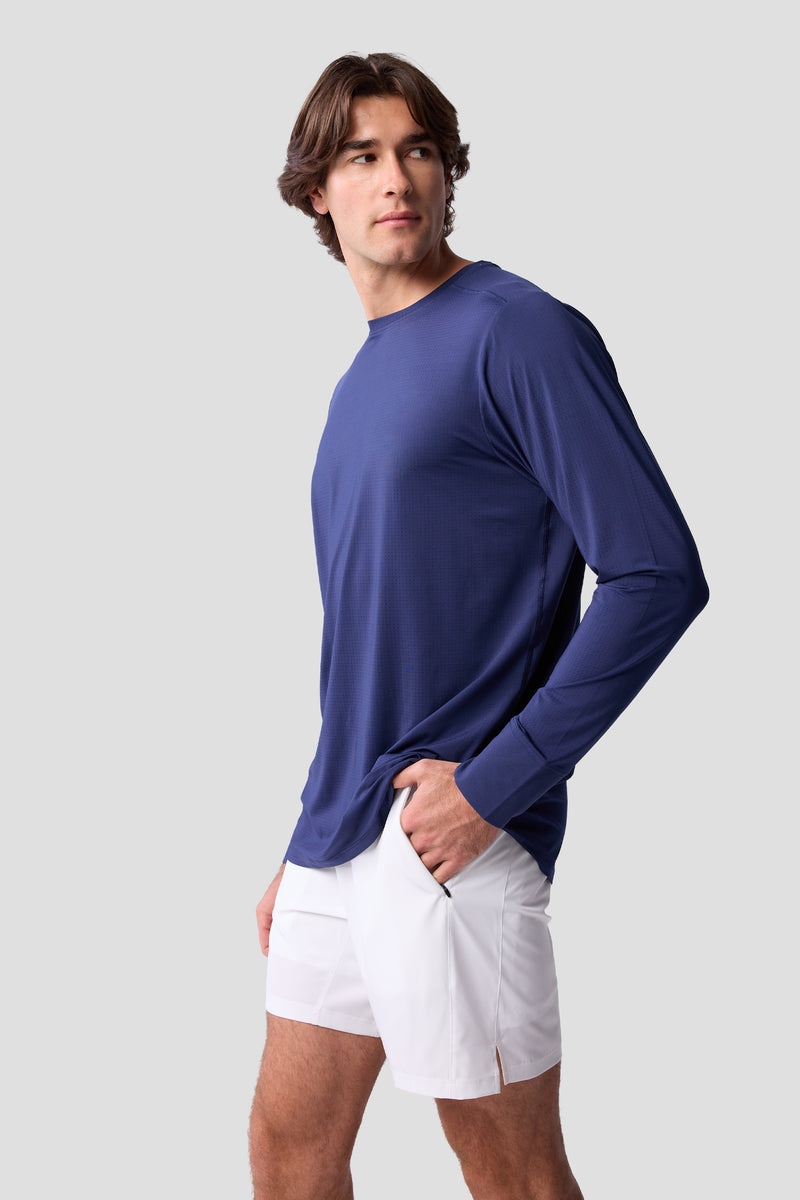 AirLite™ Men's Long Sleeve 2.0 — naval academy — 2