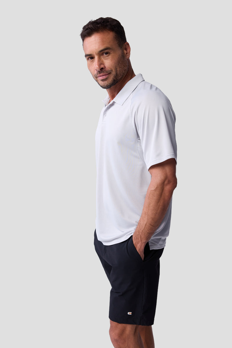 Men's Cross-Sport Tech Pique Polo — micro chip — 2