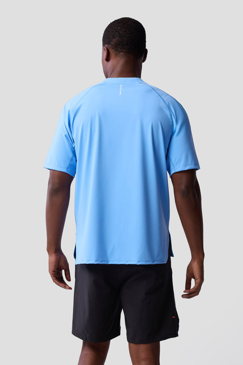TO Performance Quarter Zip Henley — brittany blue — 5