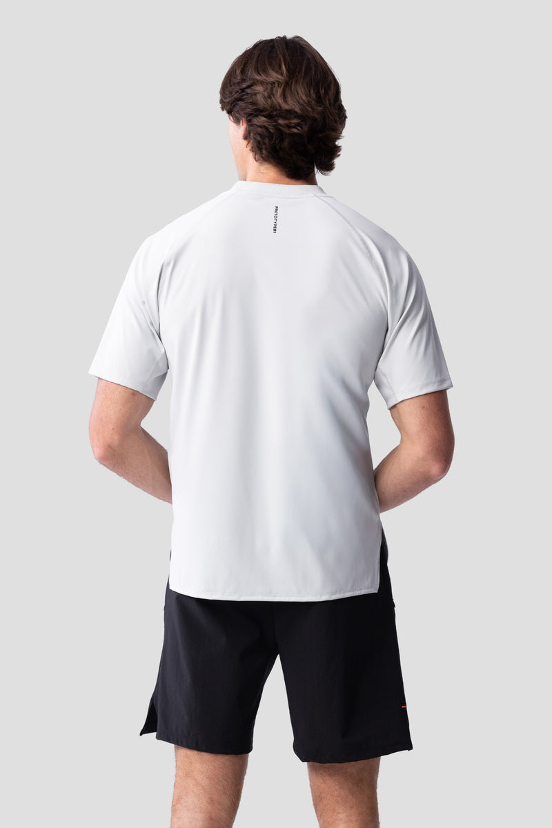 TO Performance Quarter Zip Henley — glacier grey — 3