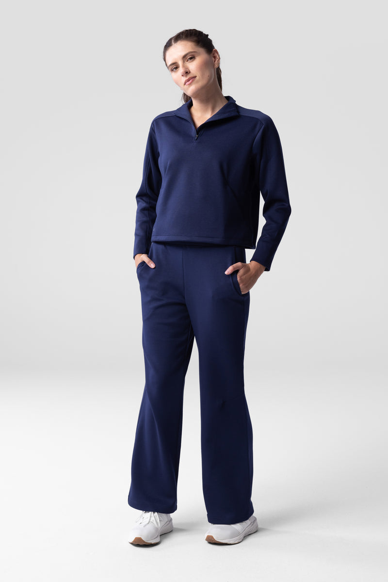 Women's Après Quarter Zip 2.0 — naval academy — 4
