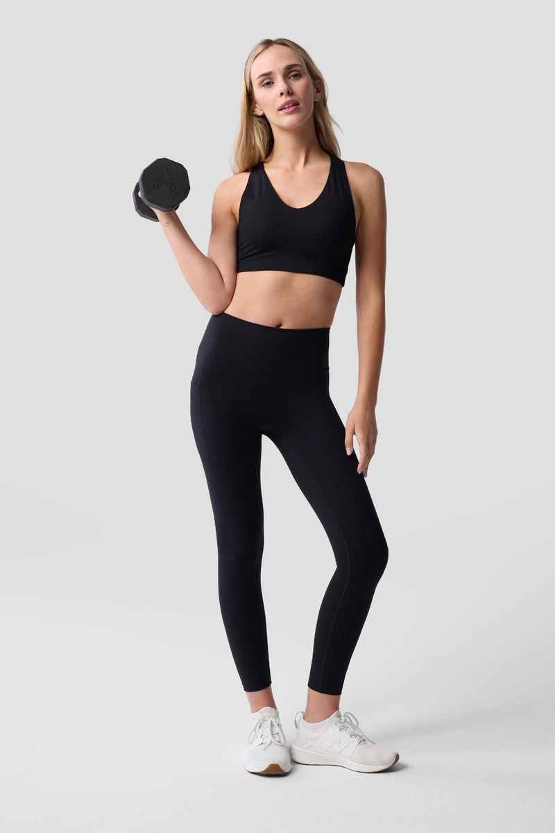 Essentials 7/8 Pocket Leggings — black — 5