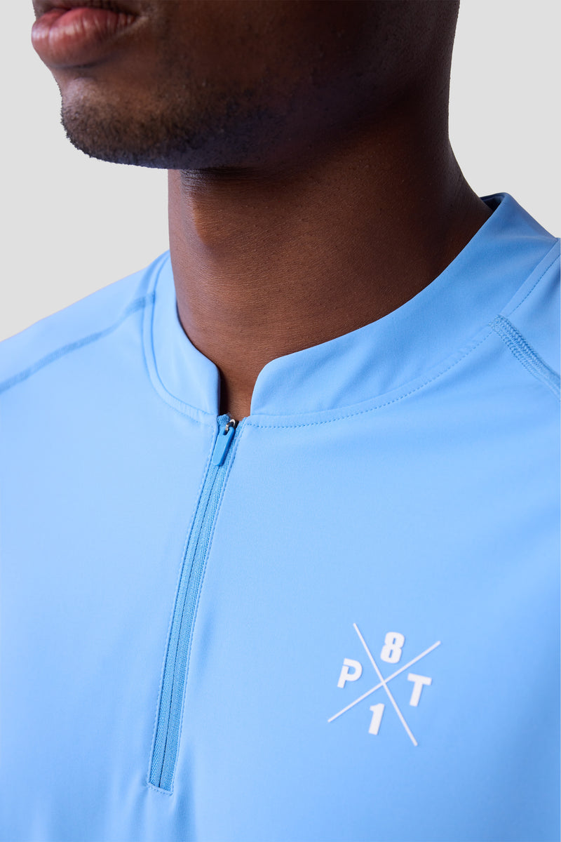 TO Performance Quarter Zip Henley — brittany blue — 8