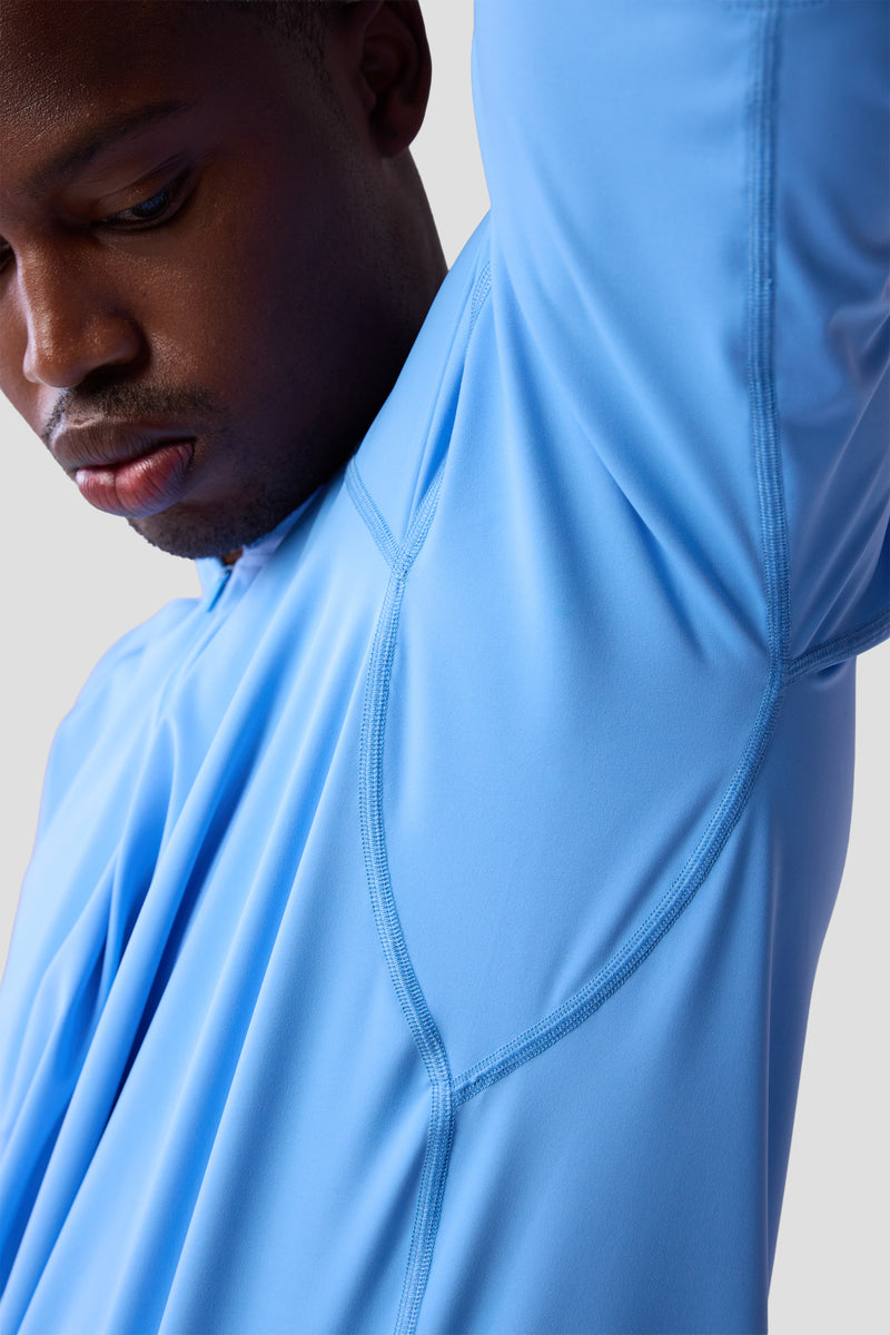 TO Performance Quarter Zip Henley — brittany blue — 9