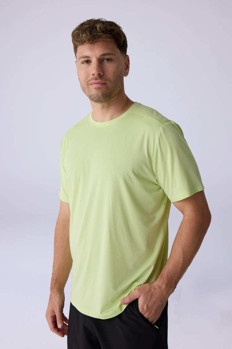 AirLite™ Men's Tee 2.0 — shadow lime — 2