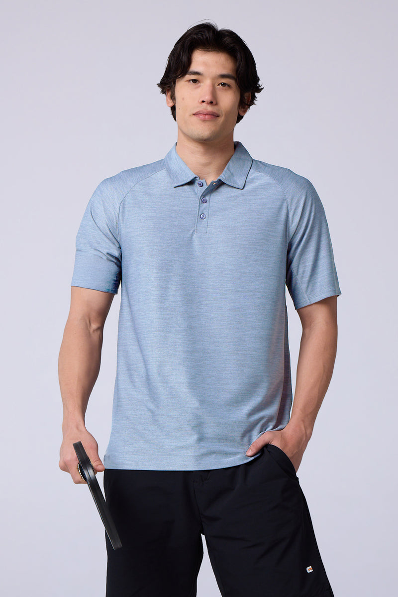 Men's Cross-Sport Tech Pique Polo — Skyway