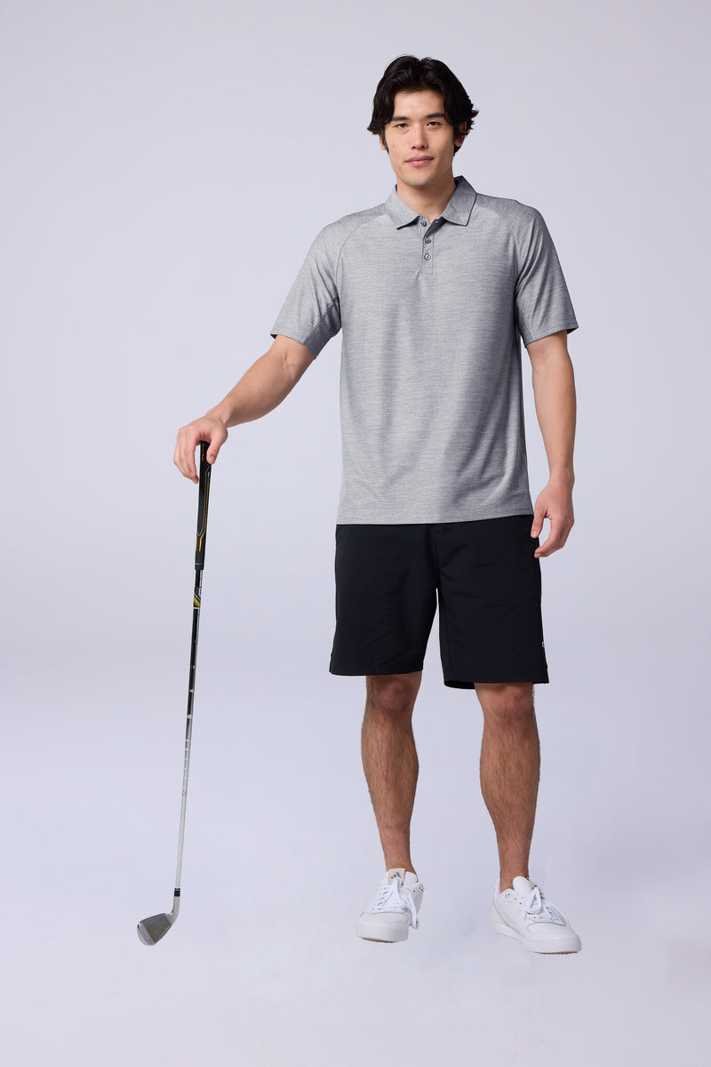 Men's Cross-Sport Tech Pique Polo — grey mist — 4