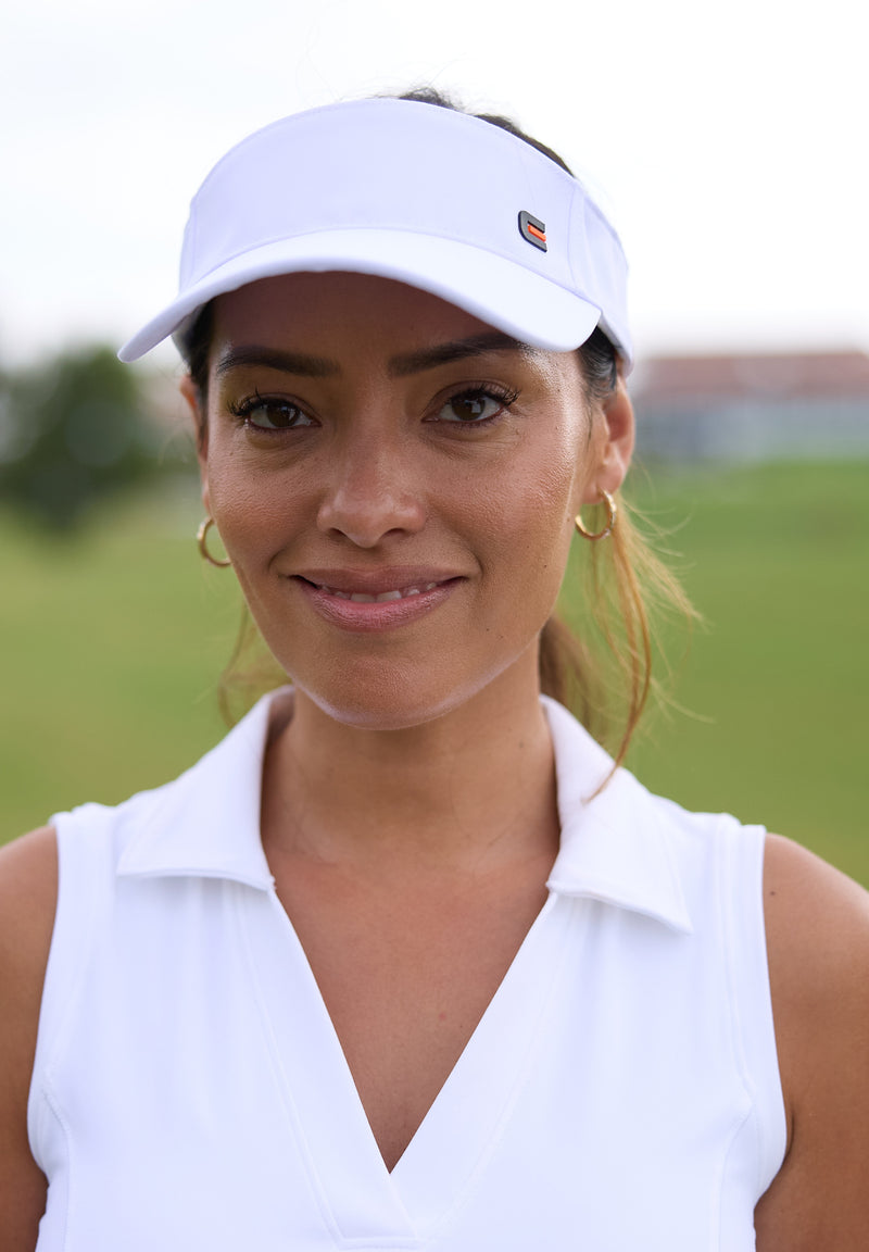 Centerline Performance Logo Visor — white — 2
