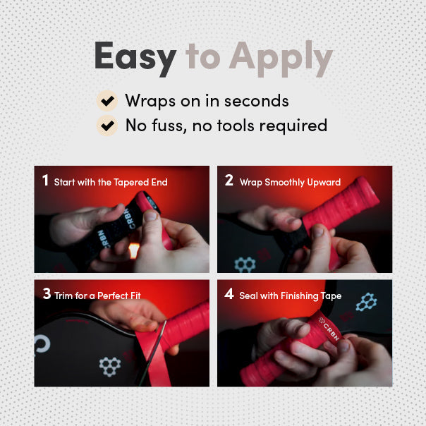 CRBN DryTec™ Overgrips (4 Pack) — CRBN DryTec™ Overgrips (4 Pack) — 4