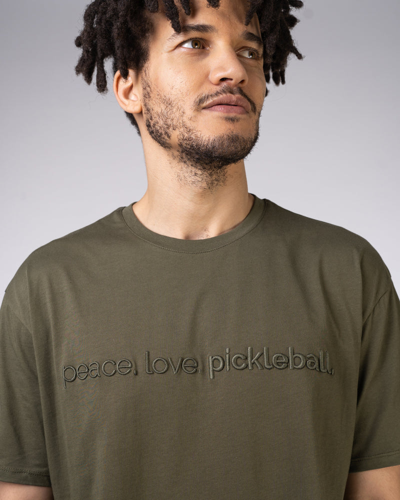 Civile Peace Love Pickleball Unisex Tee