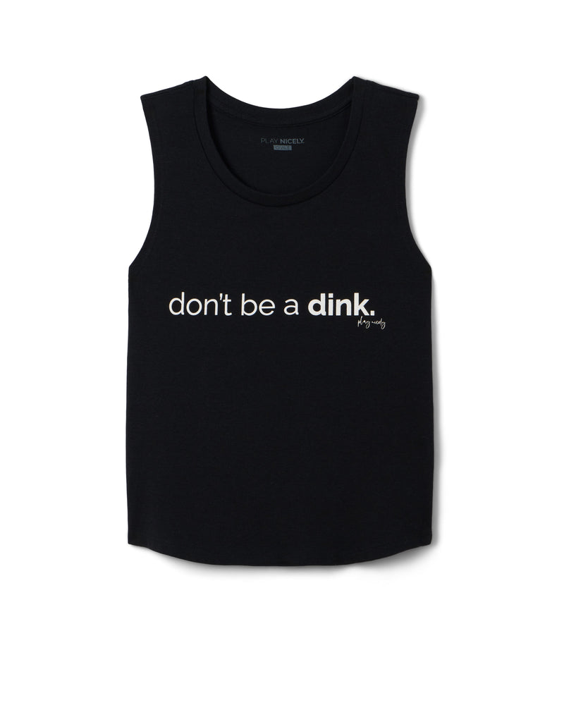 Don't be a DINK! Women's Tri-blend Muscle Tank
