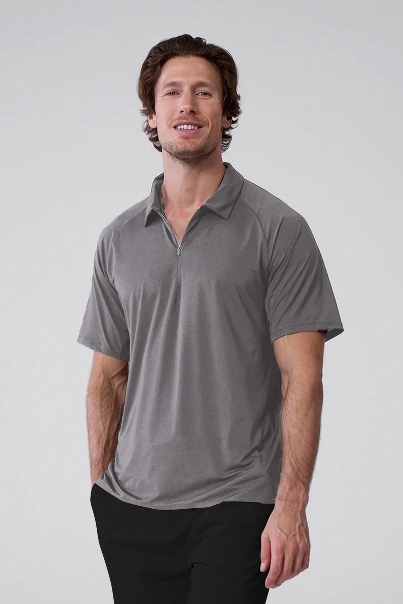 Men's AirLite™ Polo Shirt 2.0 — Platinum
