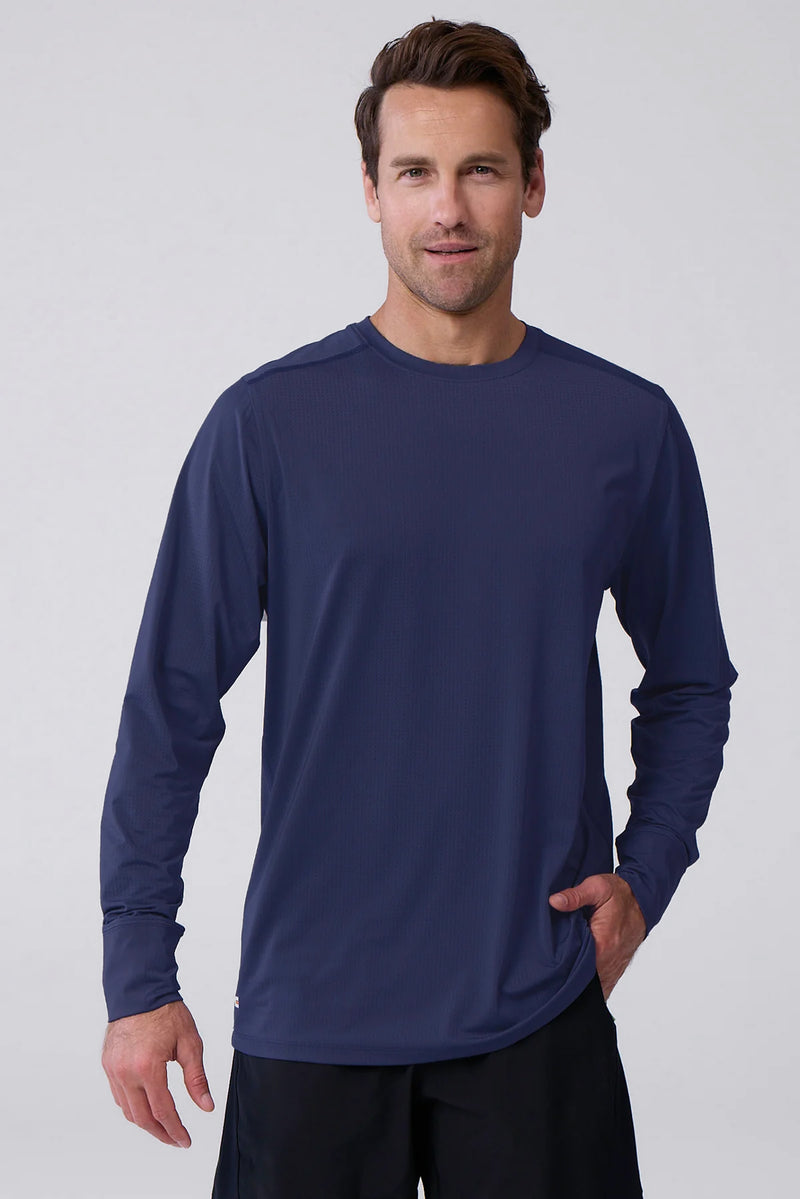 AirLite™ Men's Long Sleeve 2.0 — naval academy — 1