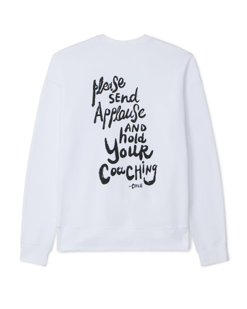 Send Applause Unisex Crew Sweatshirt