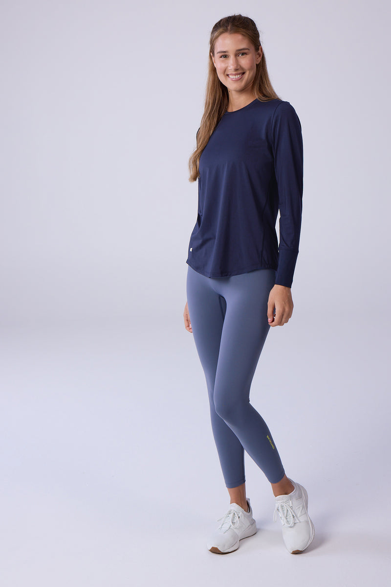 AirLite™ Women's Long Sleeve 2.0 — naval academy — 2