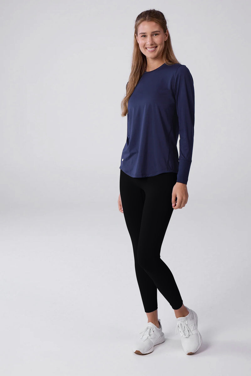 AirLite™ Women's Long Sleeve 2.0 — naval academy — 2