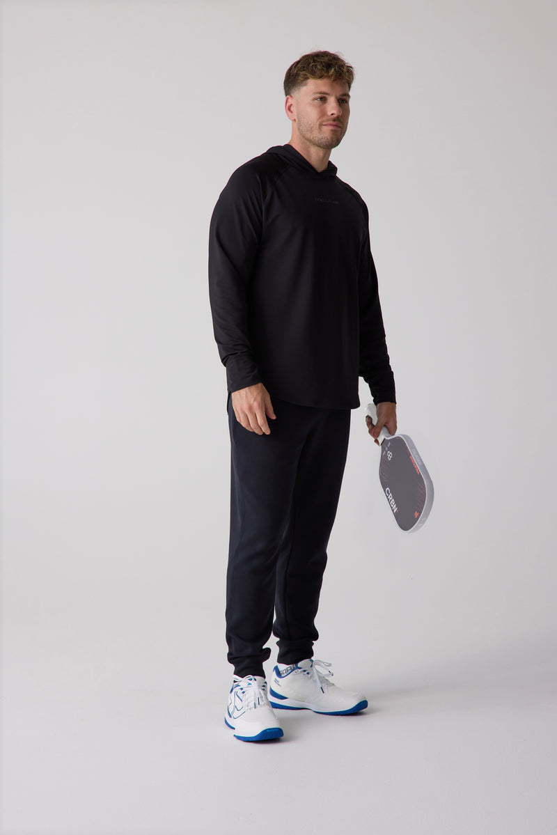 Layering Hoodie Men's — Black — 1
