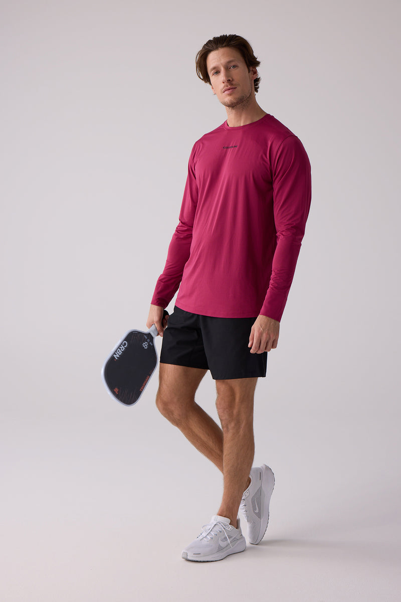 AirLite™ Men's Long Sleeve — Beaujolais — 1