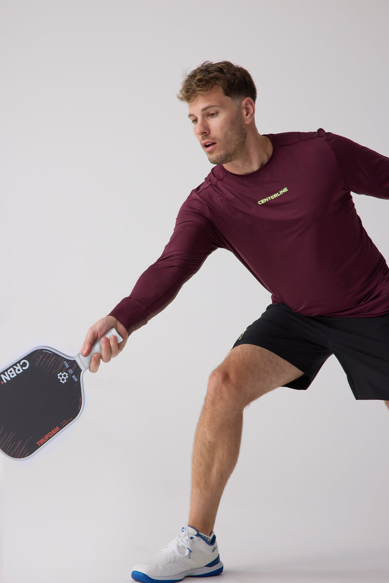 AirLite™ Men's Long Sleeve — Dark Currant — 2