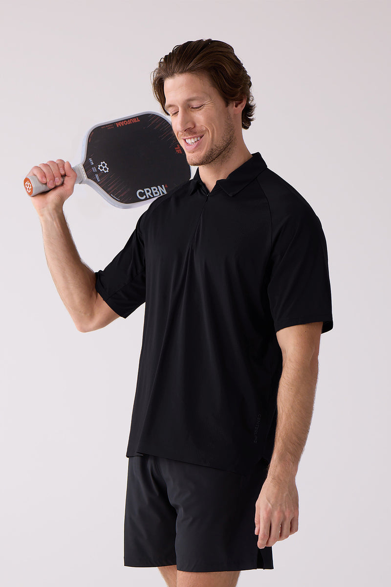 Men's AirLite™ Polo Shirt — black — 1