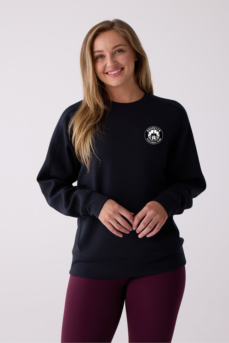 Brooklyn Pickleball Après Women's Crew Sweatshirt — 1
