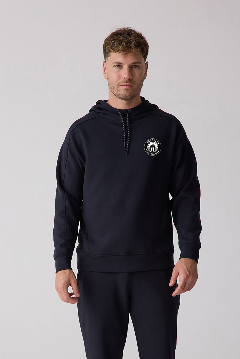 Brooklyn Pickleball Après Men's Hooded Sweatshirt — Black