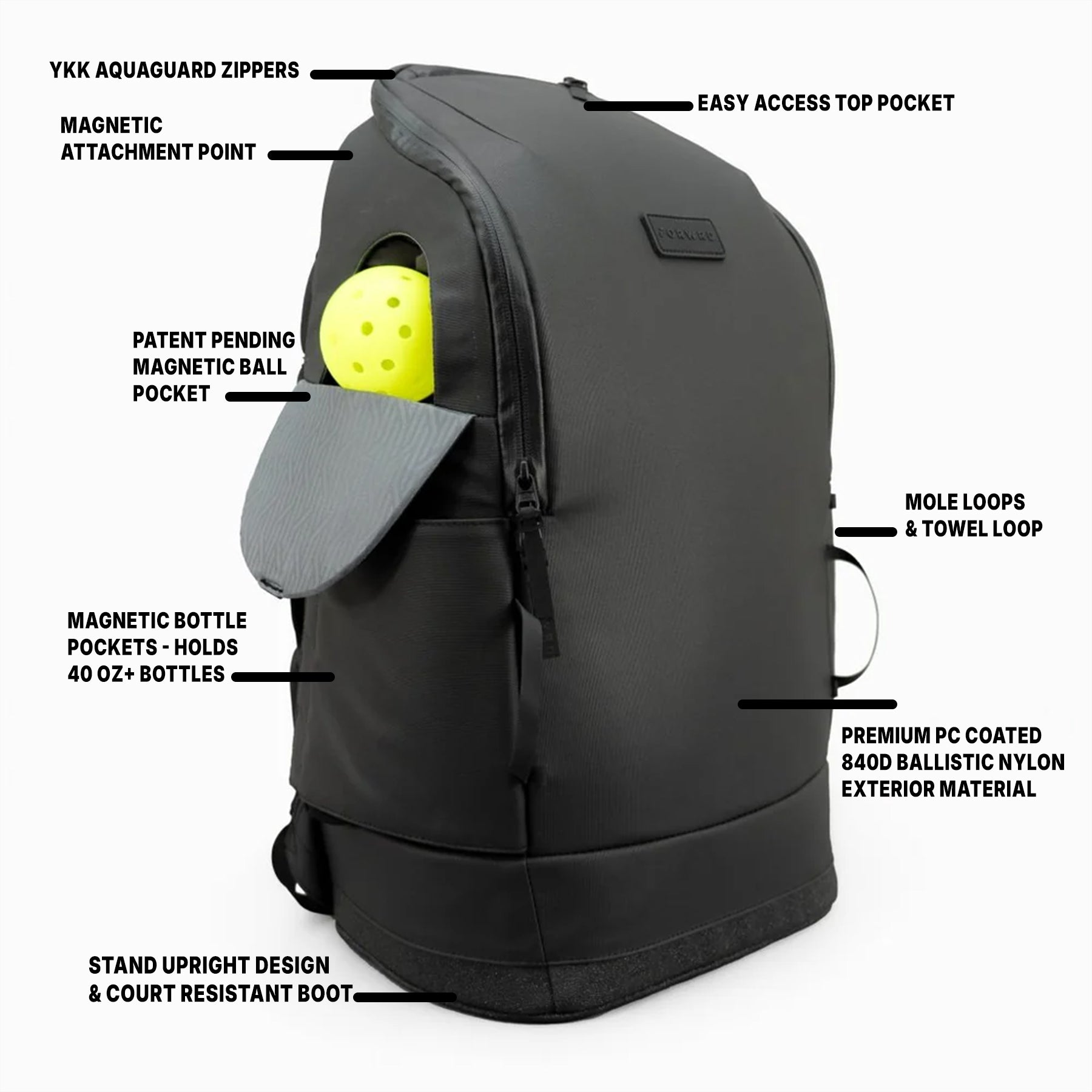 Court Caddy Pickleball Bag | Centerline Athletics