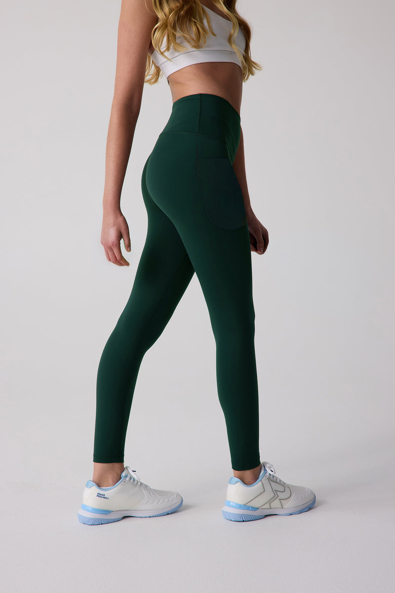 Essentials 7/8 Pocket Leggings — racing green — 1